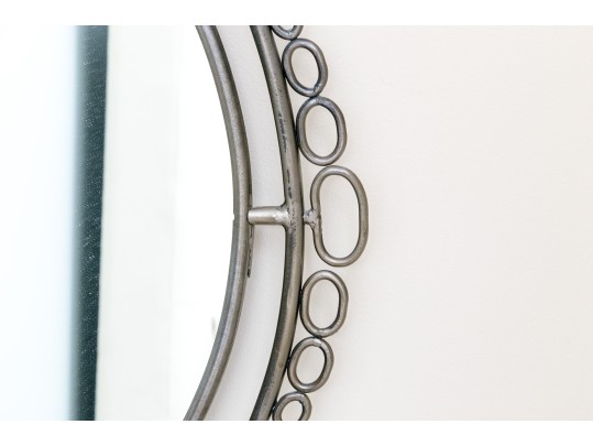 Elegant Iron Glass Top Vanity And Stool