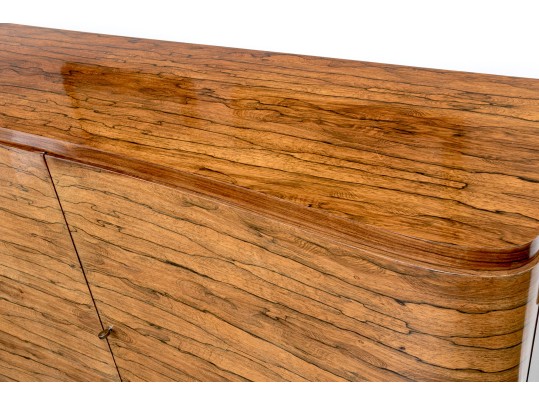 French, 1930’s Ronce De Loup D’Amboine Art Deco Sideboard