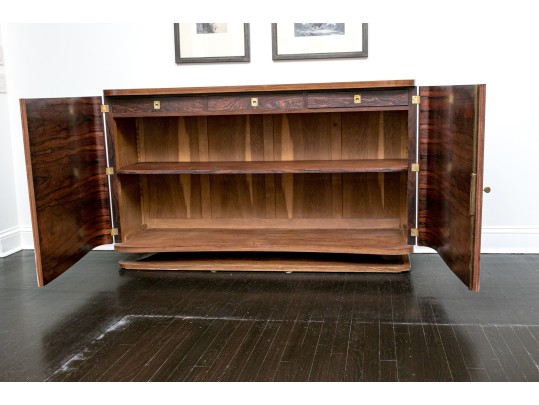 French, 1930’s Ronce De Loup D’Amboine Art Deco Sideboard
