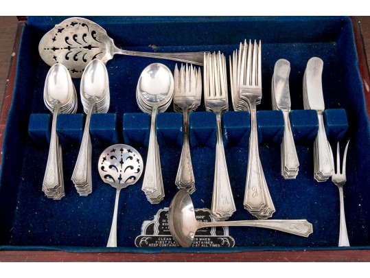 Gorham Sterling Silver Flatware Service, 89.22 OZT Weighable