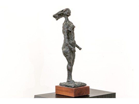 Lawrence Berger (New York, 1923-2024) Bronze Sculpture, Standing Nude 
