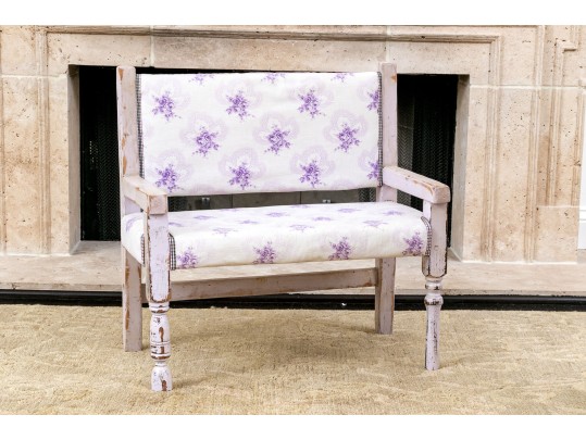 Adorable Vintage French Provincial Children’s Bench  