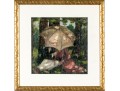 Oil On Artist Board, Under An Umbrella