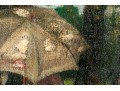 Oil On Artist Board, Under An Umbrella