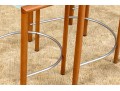 Calligaris Italian Nesting Tables In Beech Wood
