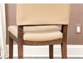 Fabulous Set Of Eight Vegan Leather Dining Chairs