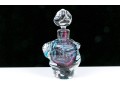 Leon Applebaum Stunning Art Glass Perfume Bottle, Blue And Purple Tones