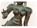 Antique South Indian Bronze Figure Parvatti, 17th - 18th C.