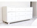 Fabulous Contemporatary White 9-drawer Dresser 