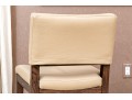 Fabulous Set Of Eight Vegan Leather Dining Chairs