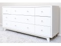 Fabulous Contemporatary White 9-drawer Dresser 