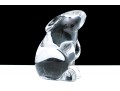 Adorable Baccarat Crystal Winsome Bunny Figurine 