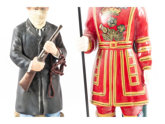 Beefeater London & Lion Stone Whiskey Decanters