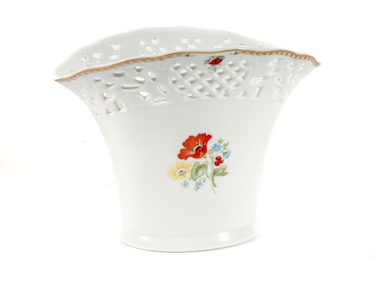 OSCAR DE LA RENTA Roya Poppy Pierced Vase