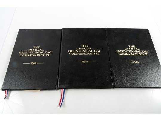 Three United States Bicentennial Day Commemorative Medals 