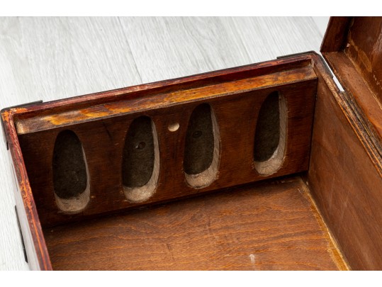 Antique Wood Tool Trunk