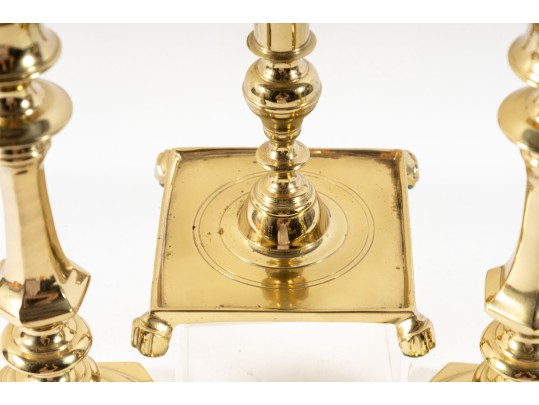 Virginia Metalcrafters Brass Candlestick Holders