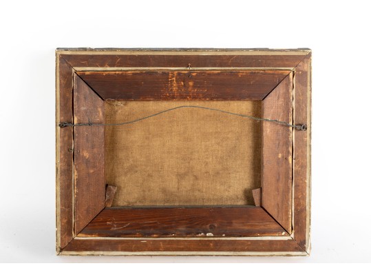 Antique Oil On Canvas Strawberry Still Life Painting -- Unsigned 