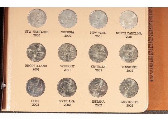 Lincoln Cent & Statehood Commemorative Quarter Books