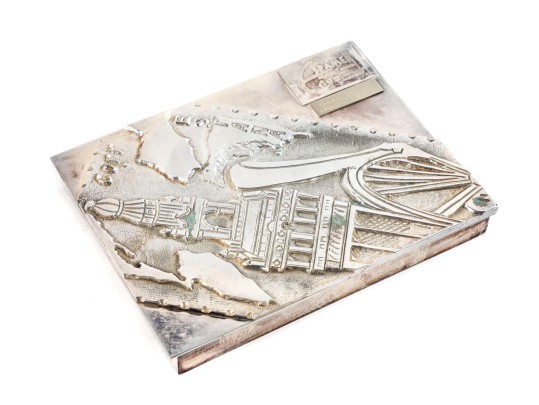 Espamer '96 Seville Exhibition Silver-Plated Jewelry Box