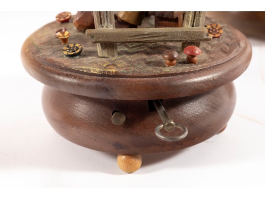 Vintage Swiss Thorens Wooden Music Boxes
