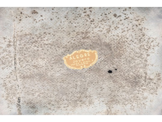 Espamer '96 Seville Exhibition Silver-Plated Jewelry Box