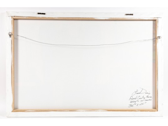 Laura Davis (American [NC], 20th Century) Acrylic On Canvas Painting Titled 