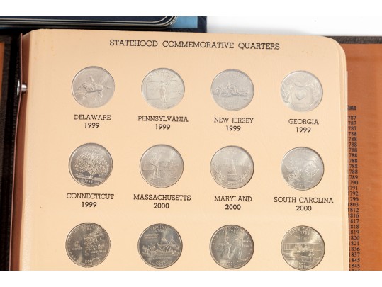 Lincoln Cent & Statehood Commemorative Quarter Books