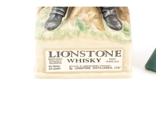 Beefeater London & Lion Stone Whiskey Decanters