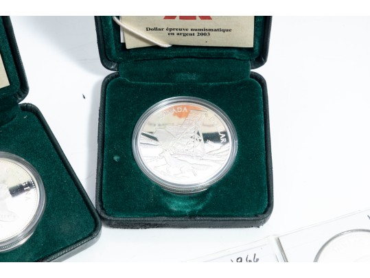 Canadian Mint Proof Silver Dollars