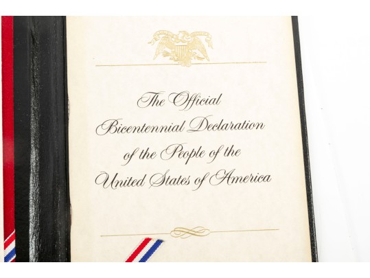 Three United States Bicentennial Day Commemorative Medals 