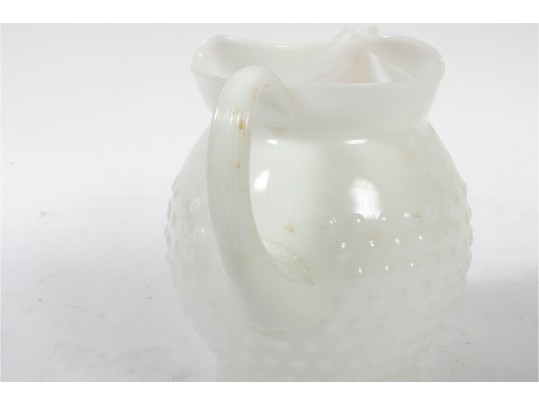 Trio Of Vintage Hobnail Glass Items