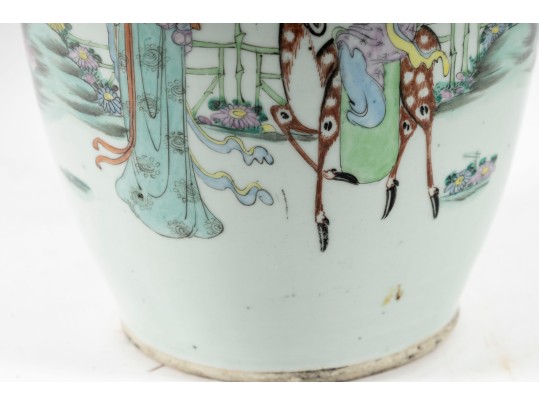 Late Qing Dynasty Chinese Sanniang Vase