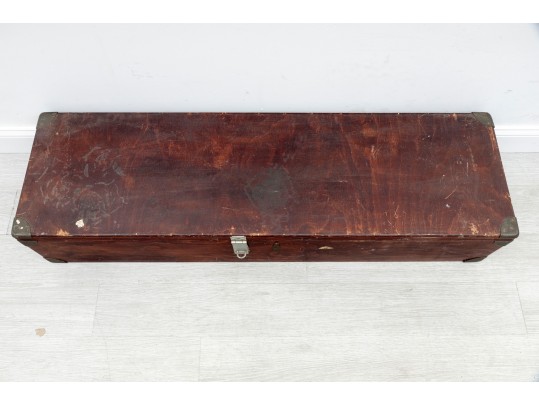 Antique Wood Tool Trunk