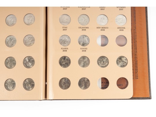 Lincoln Cent & Statehood Commemorative Quarter Books