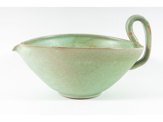 M.L. Owens Studio Pottery Basin Pitcher 