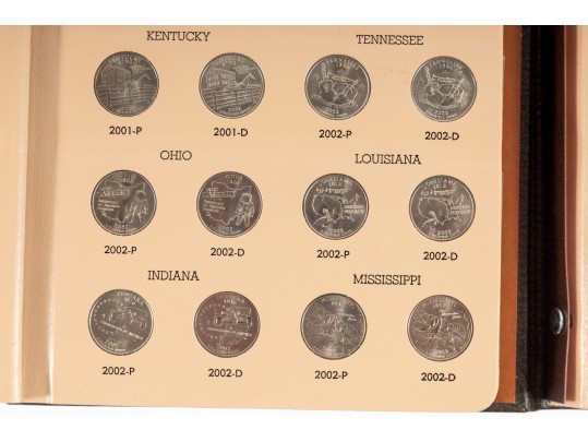 Lincoln Cent & Statehood Commemorative Quarter Books