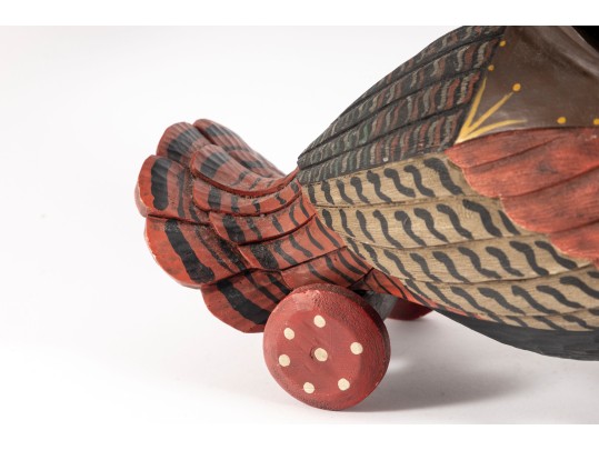 Leo Smith Limited Edition Turkey Rider Woodcraft Toy