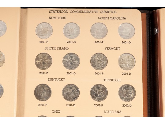 Lincoln Cent & Statehood Commemorative Quarter Books