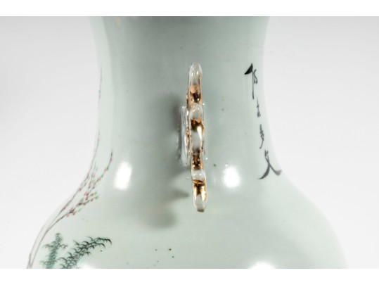 Late Qing Dynasty Chinese Sanniang Vase