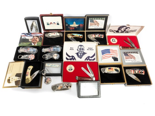 Large Collection Of Presidential / Political Figure Knives