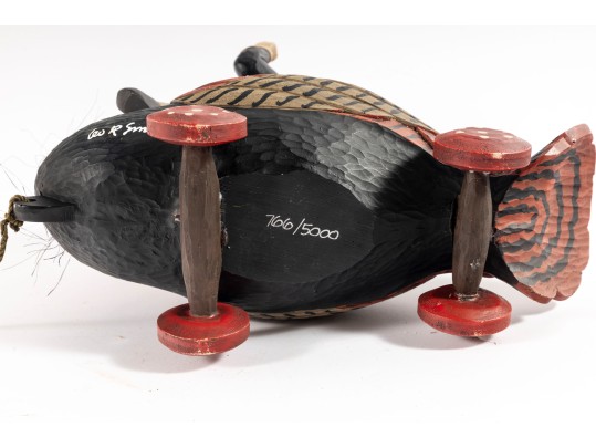 Leo Smith Limited Edition Turkey Rider Woodcraft Toy
