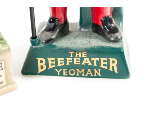 Beefeater London & Lion Stone Whiskey Decanters