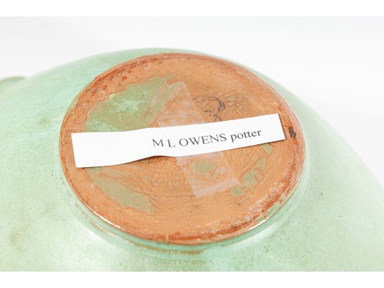 M.L. Owens Studio Pottery Basin Pitcher 