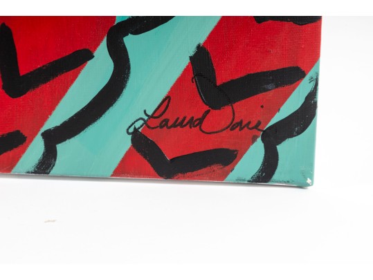 Laura Davis (American [NC], 20th Century) Acrylic On Canvas Painting Titled 