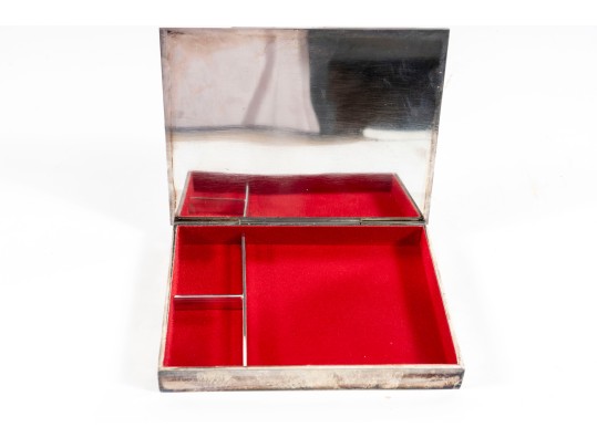 Espamer '96 Seville Exhibition Silver-Plated Jewelry Box