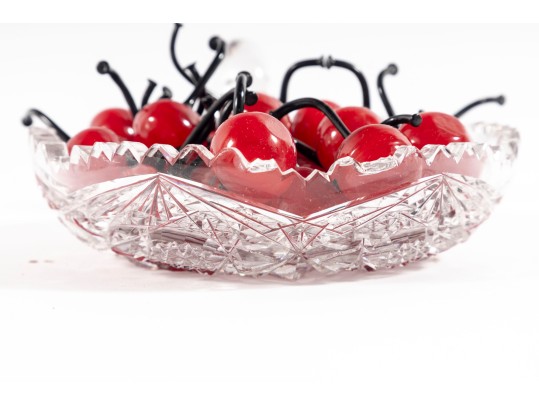 Lot Of Art Glass Cherries (32 Count)