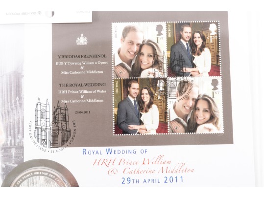 Prince William Commemorative Coin & 1974 Bahamas 1 Dollar Note