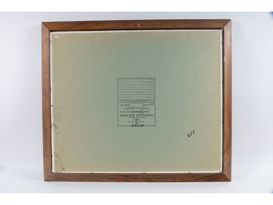 Joseph Trover (American, 1919 - 2002) Oil On Canvas Board Landscape Painting