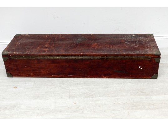 Antique Wood Tool Trunk